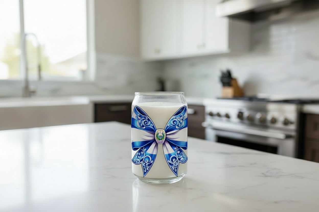 El Salvador Coquette Bow - UVDTF Decal for cups/hard surfaces sticker