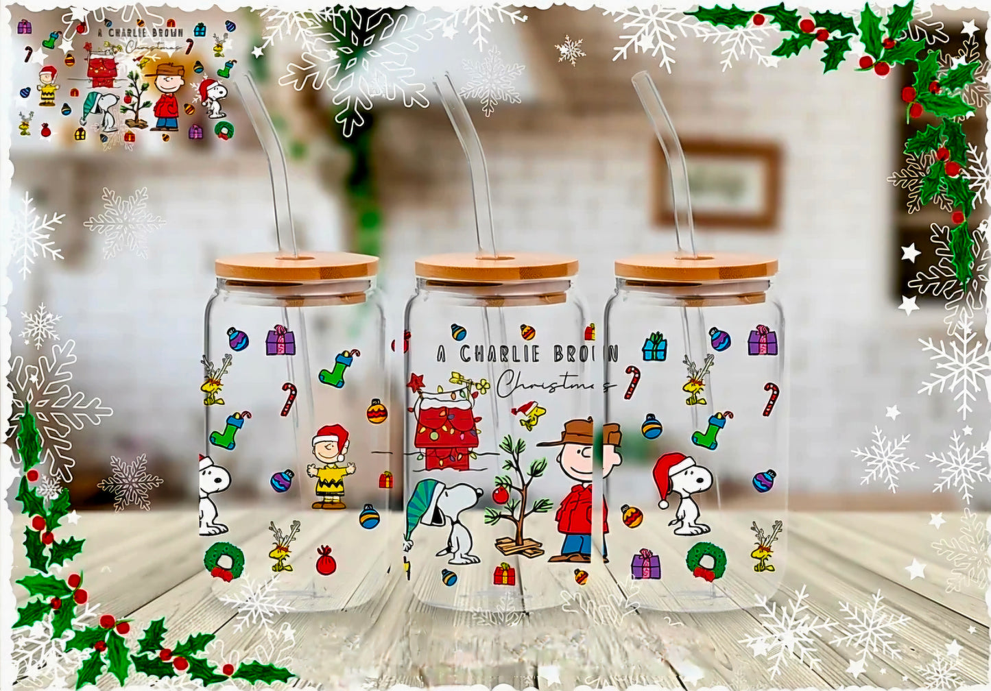 Envoltura UVDTF de Charlie Brown