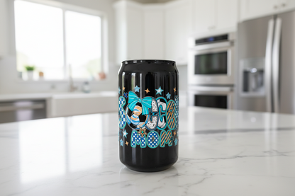 Blue Soccer Mom - UVDTF Wrap for cups/hard surfaces sticker