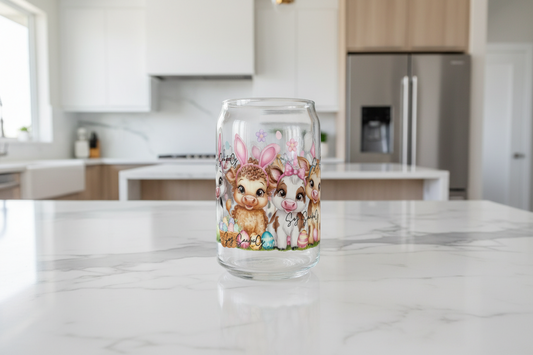 Easter Cows - UVDTF Wrap for cups/hard surfaces sticker