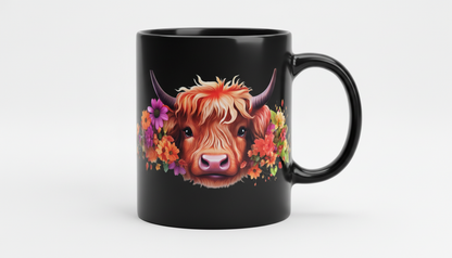 Highland Cow #4 - UVDTF Wrap for cups/hard surfaces sticker