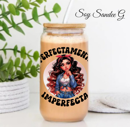 Perfectamente Imperfecta (Perfectly Imperfect) - UVDTF Decal for cups/hard surfaces sticker