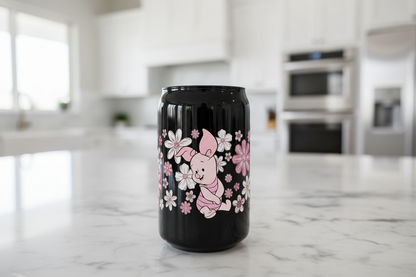 Flowered Piglet - UVDTF Wrap for cups/hard surfaces sticker
