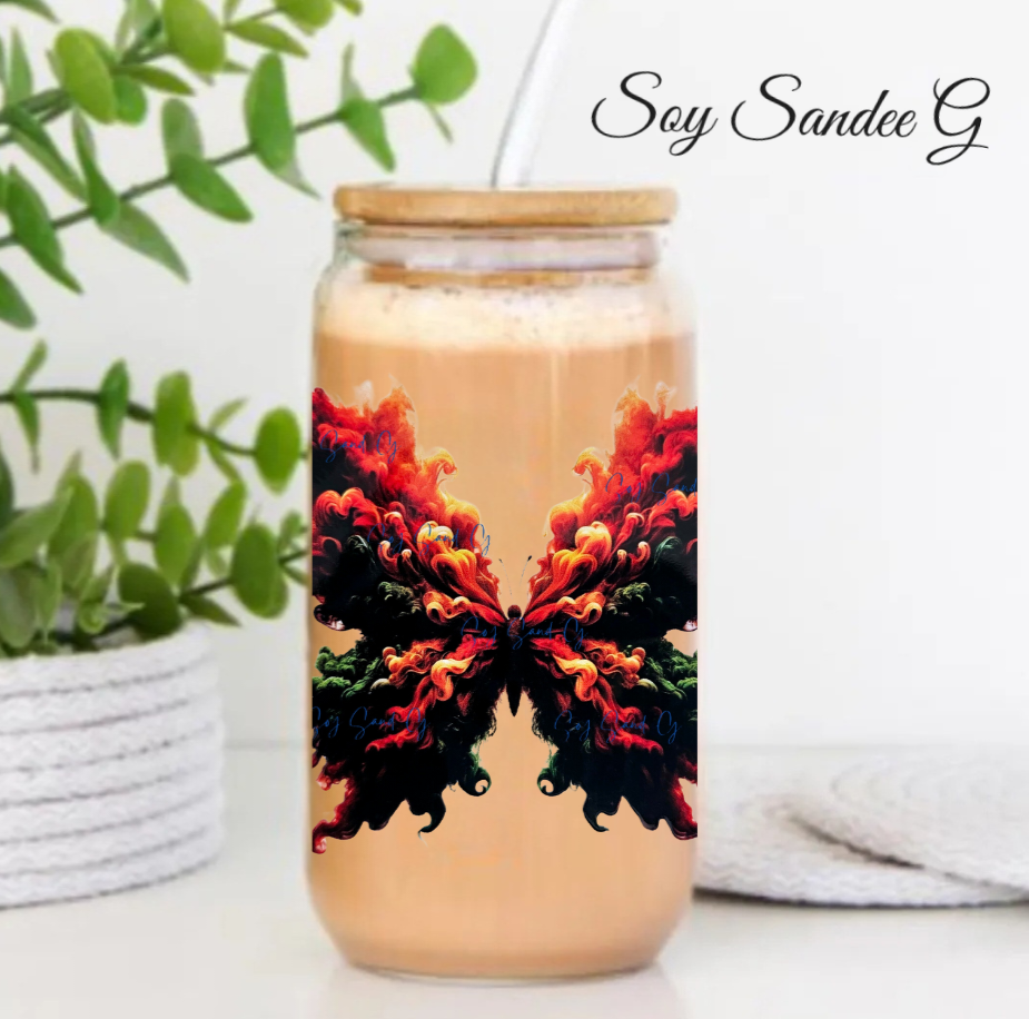 Calcomanía UVDTF Smoke Butterfly n.° 3