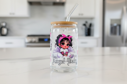 Angel Baby Gray - UVDTF Wrap for cups/hard surfaces sticker