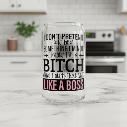 I Don't Pretend - UVDTF Decal for cups/hard surfaces sticker