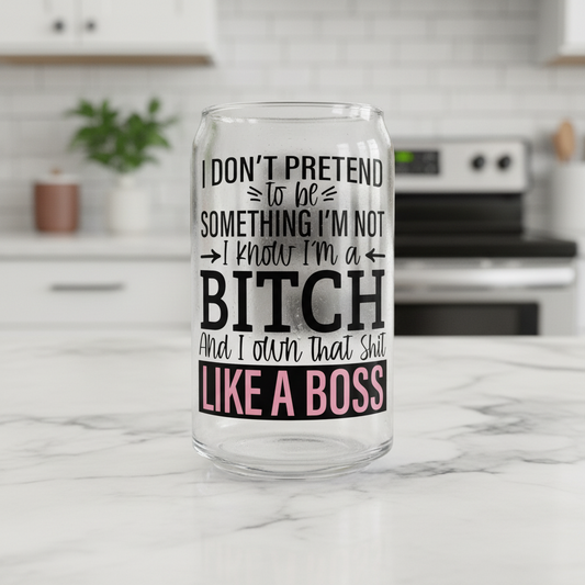 I Don't Pretend - UVDTF Decal for cups/hard surfaces sticker