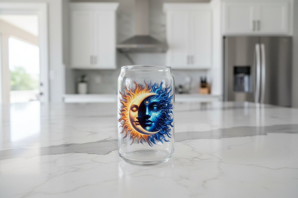 Sun & Moon - UVDTF Decal for cups/hard surfaces sticker