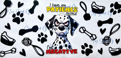 My Patience Tested - UVDTF Wrap for cups/hard surfaces sticker