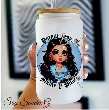 Porque Soy Tu Madre y Punto - UVDTF Wrap for cups/hard surfaces sticker