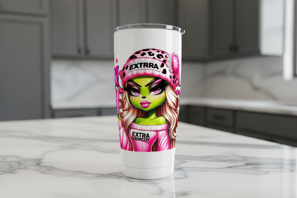 Candy Cane Cutie - UVDTF Wrap for cups/hard surfaces