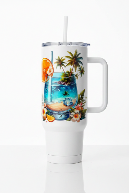 Life is Better at the Beach - UVDTF Wrap for cups/hard surfaces sticker