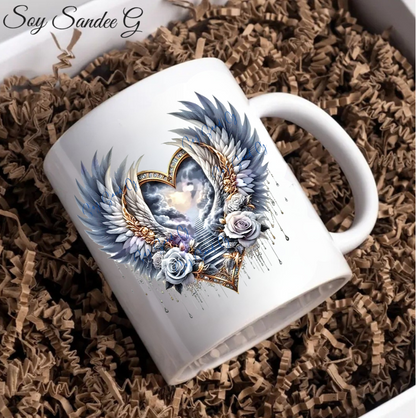 Calcomanía UVDTF con calavera de azúcar y bandera mexicana