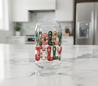 Holly Jolly - UVDTF Decal for cups/hard surfaces sticker