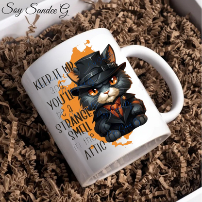 Calcomanía UVDTF Keep It Up Kitty