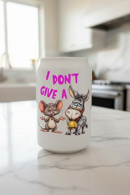 I Don't Give a Rats A** - UVDTF Decal for cups/hard surfaces sticker