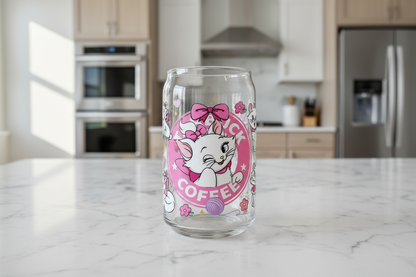 Winking Cat  - UVDTF Wrap for cups/hard surfaces sticker