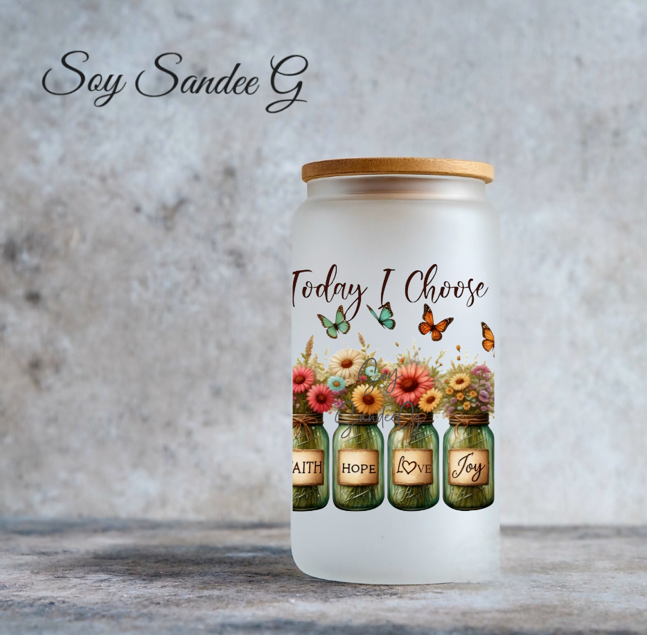 Today I Choose (4Jars) - UVDTF Decal for cups/hard surfaces sticker