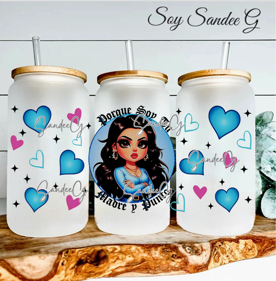 Porque Soy Tu Madre y Punto - UVDTF Wrap for cups/hard surfaces sticker