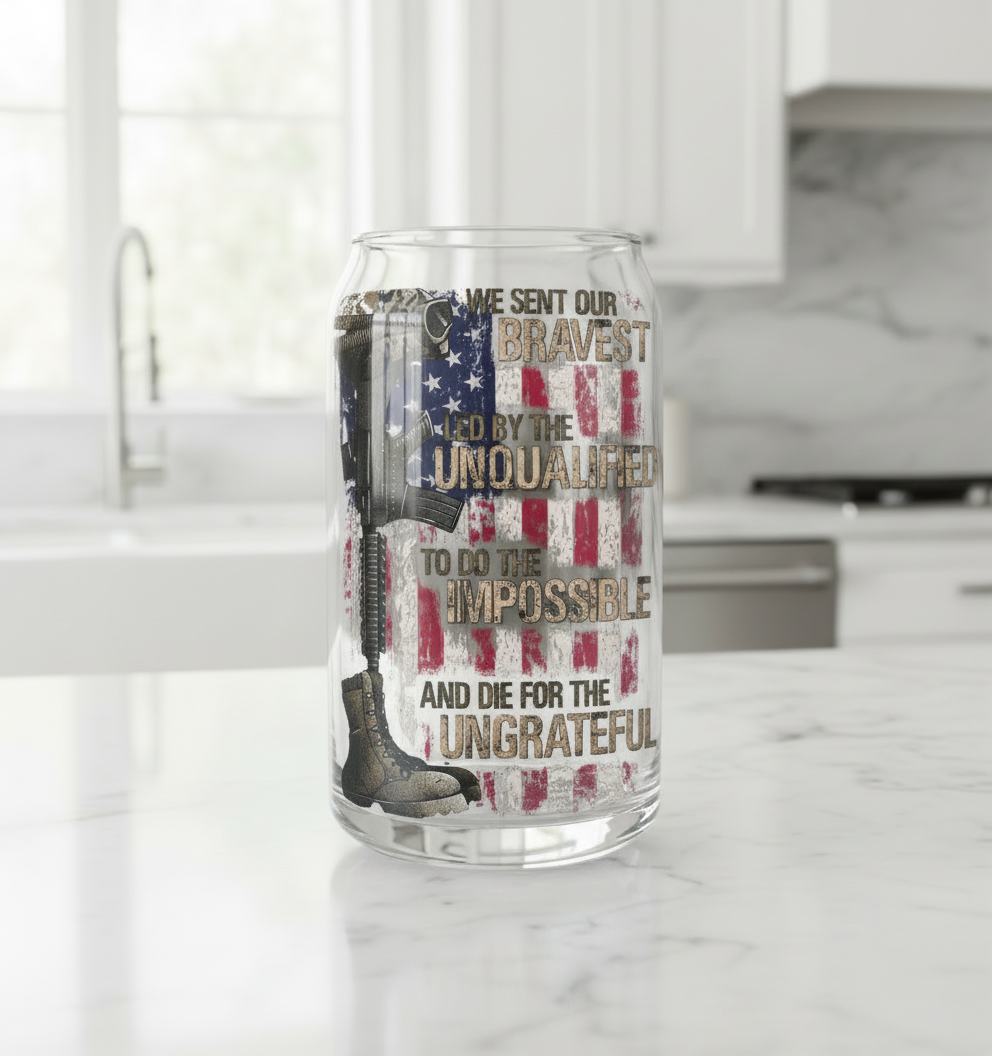 We Sent Our Bravest - UVDTF Decal for cups/hard surfaces sticker