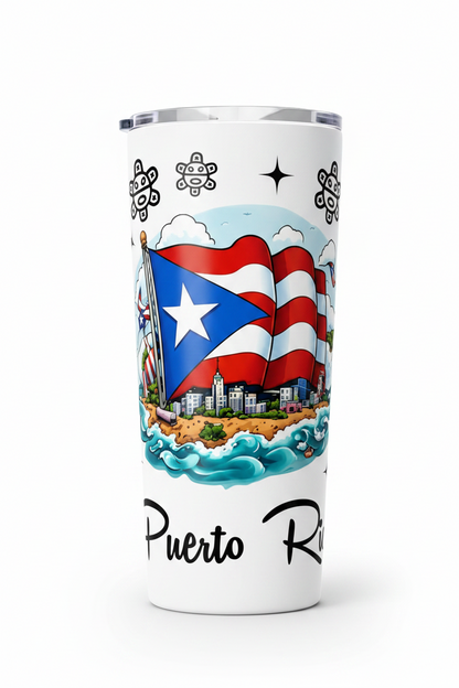 Pero Puerto Rico - UVDTF Wrap for cups/hard surfaces sticker