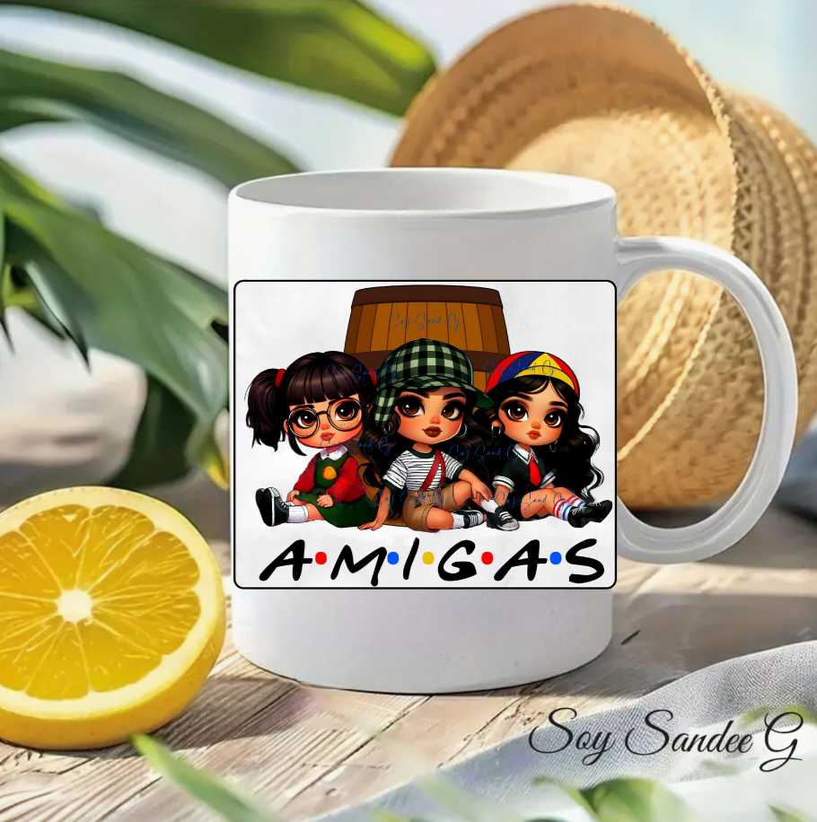 Amigas (Friends) - UVDTF  Decal for cups/hard surfaces