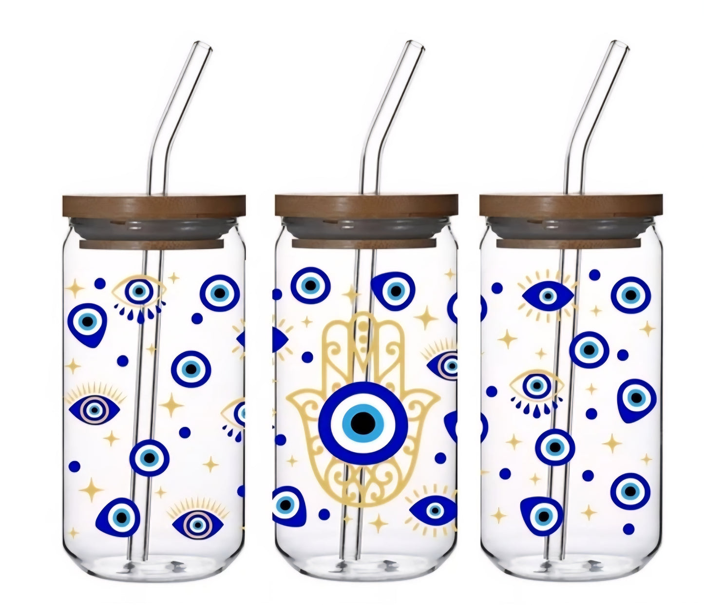 Evil Eye Hand - UVDTF Wrap for cups/hard surfaces sticker