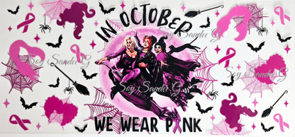 Envoltura UVDTF rosa Hocus Pocus