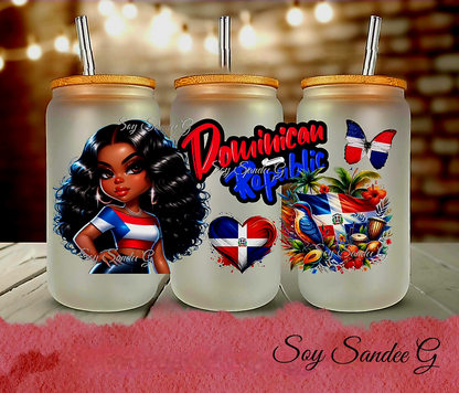 Dominican Republic Cutie - UVDTF Wrap for cups/hard surfaces sticker