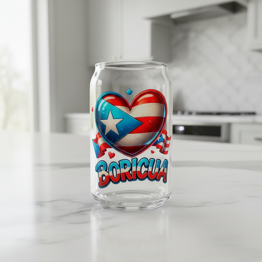 Boricua Heart - UVDTF Decal for cups/hard surfaces sticker