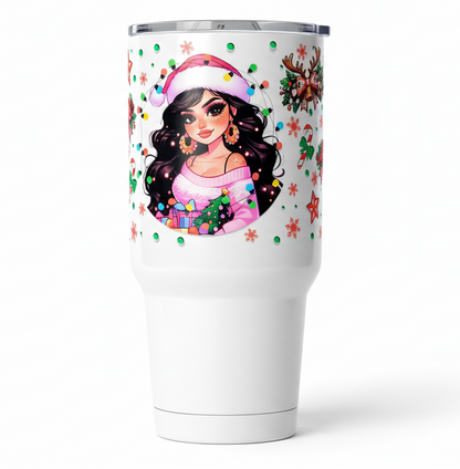 Latina Christmas - UVDTF Wrap for cups/hard surfaces sticker
