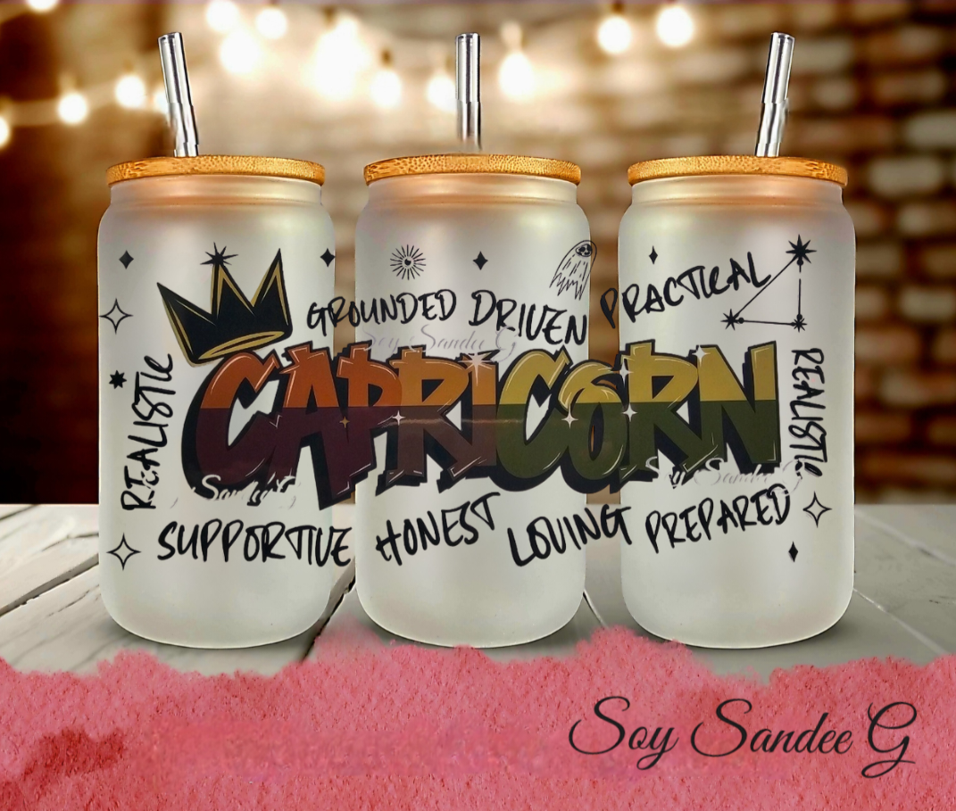 Graffiti Capricorn - UVDTF Wrap for cups/hard surfaces sticker