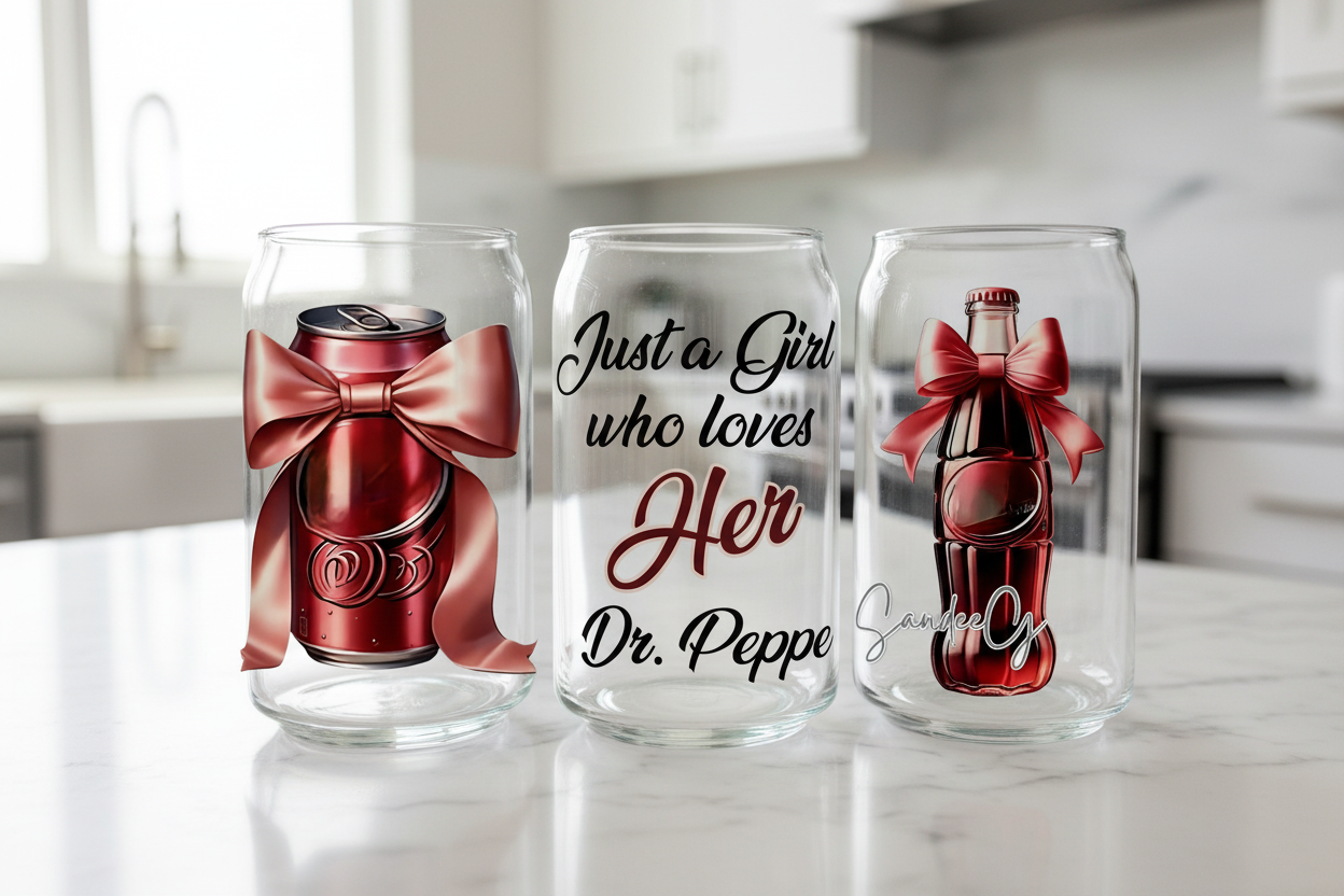 Just a Girl who loves her Pep - UVDTF Wrap for cups/hard surfaces sticker