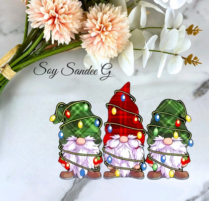 Tangled Lights Gnomes - Vinyl Wrap Sticker