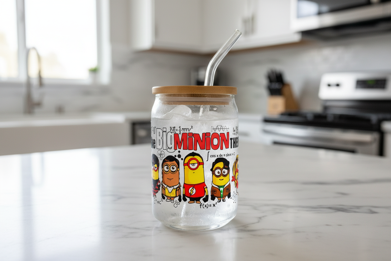 Minion Theory - UVDTF Wrap for cups/hard surfaces sticker