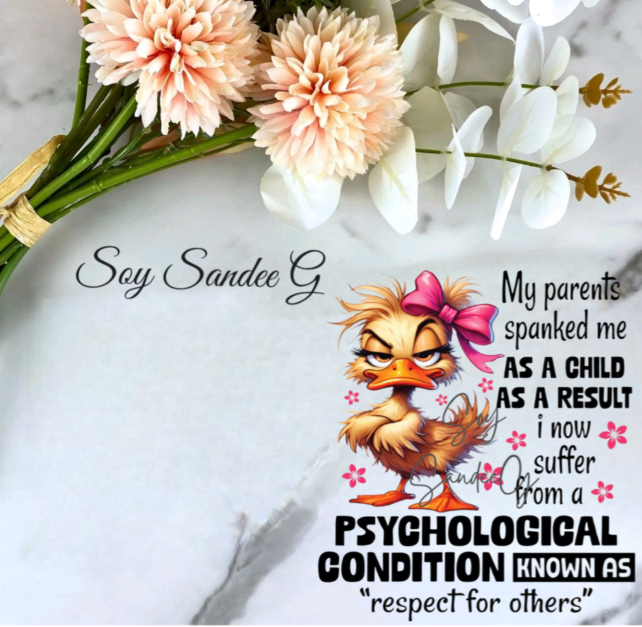 Psychological Condition Duck - UVDTF Decal for cups/hard surfaces sticker