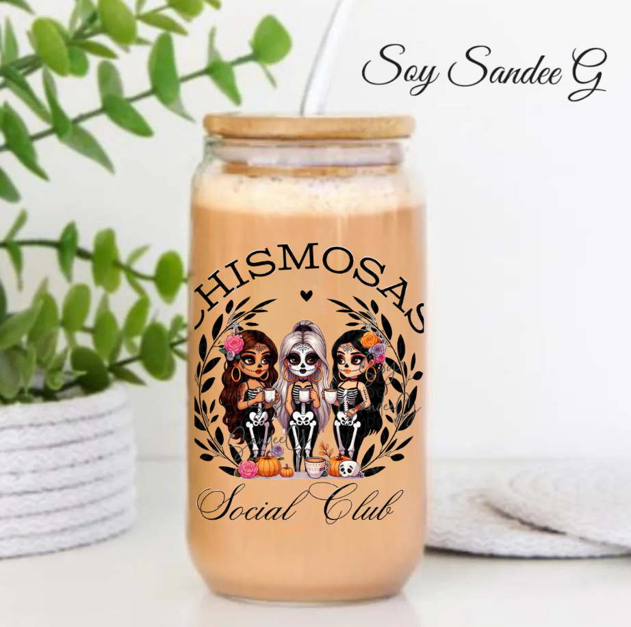 Chismosas Social Club (The Gossip) - UVDTF Decal for cups/hard surfaces sticker