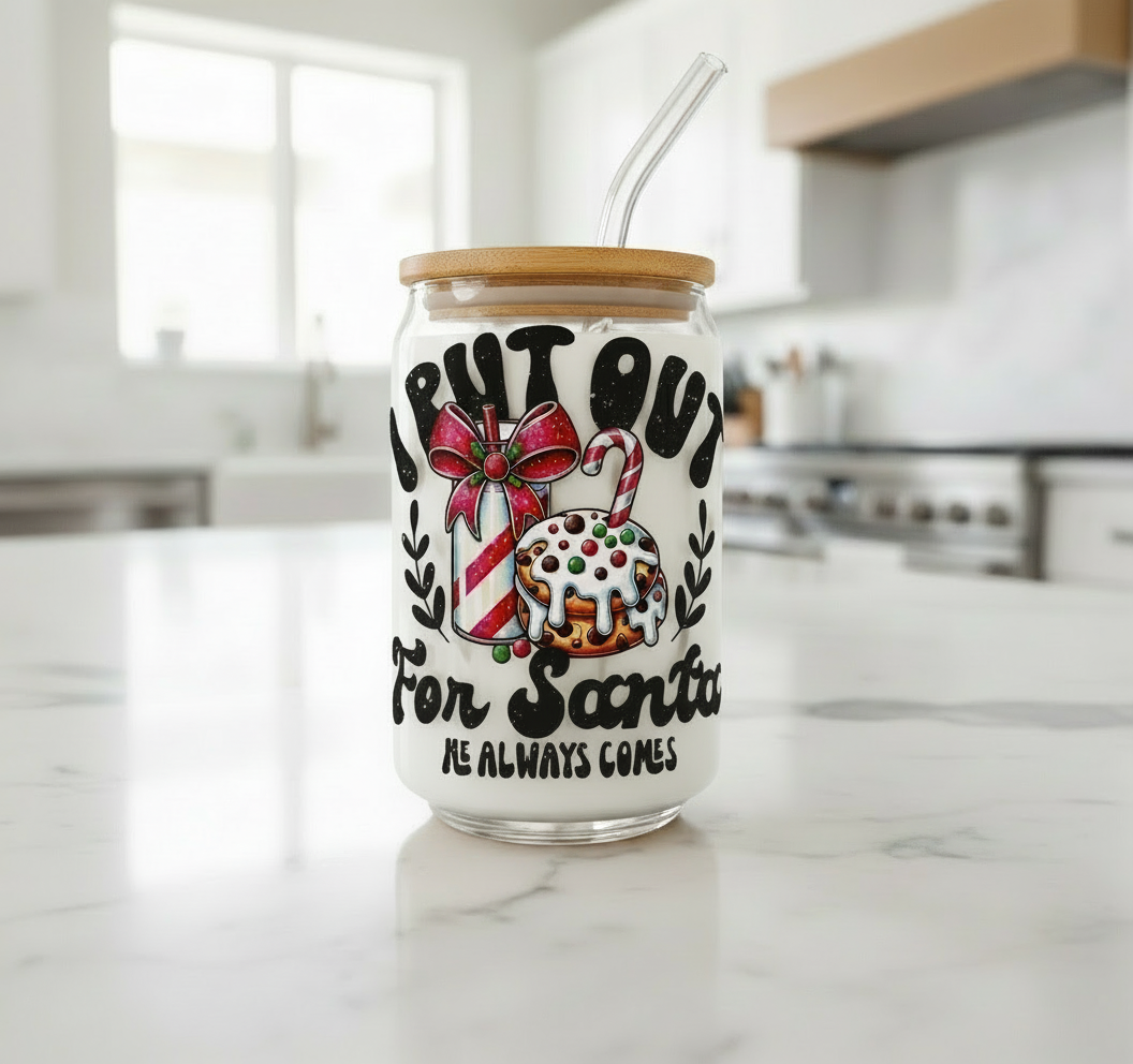 I Put Out For Santa #2 - UVDTF Decal for cups/plates/hard surfaces sticker