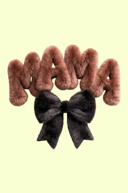Mama Fluffy Bow - UVDTF Decal for cups/hard surfaces sticker