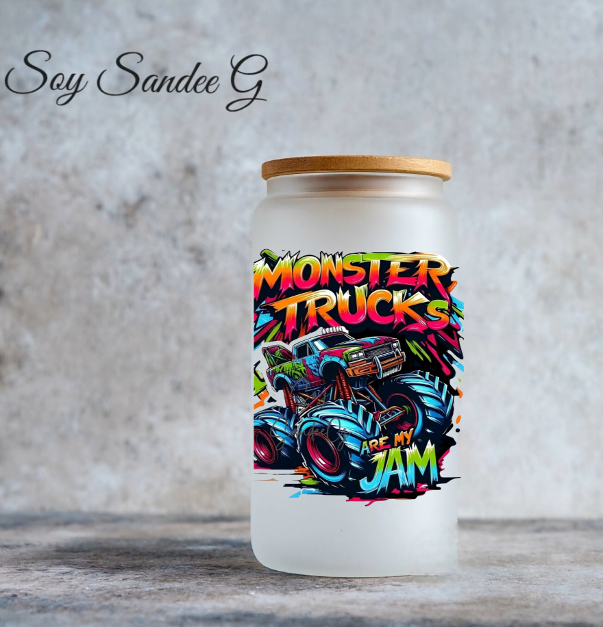 Los Monster Trucks son mi pasión. Envoltura UVDTF - 2