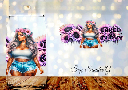 Inked & Curvy - UVDTF Wrap for cups/ hard surfaces sticker