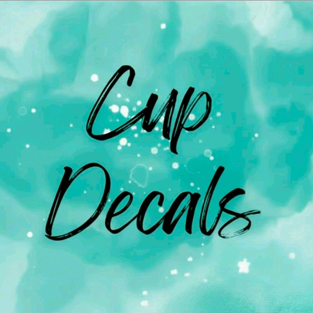 Bundle Pack of UVDTF wrap or decals for cups/hard surfaces sticker
