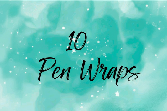 Bundle Pack of 10 UVDTF Pen Wraps