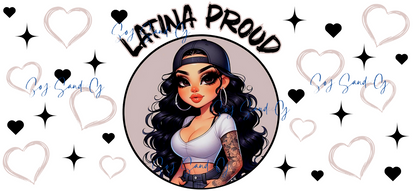 Latina Proud - UVDTF Wrap for cups/hard surfaces sticker