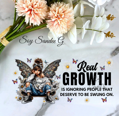 Real Growth - UVDTF Wrap for cups/hard surfaces sticker