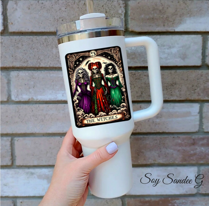 Bruja latina sexy - Calcomanía UVDTF negra