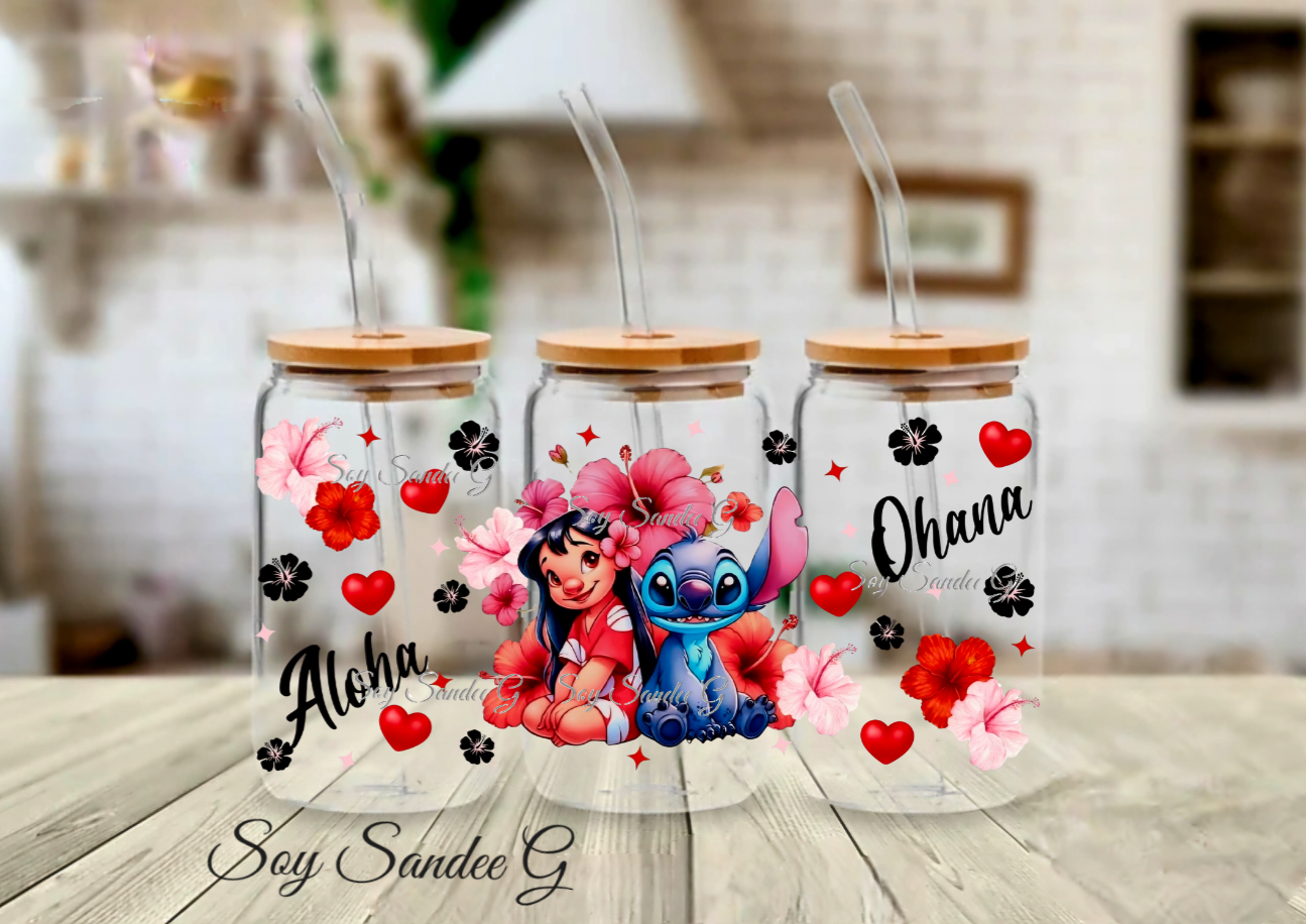 Aloha Ohana - UVDTF Wrap for cups/hard surfaces sticker