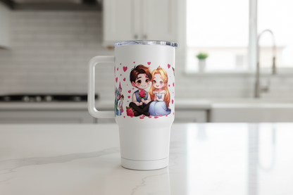 Cenicienta adolescente y su príncipe Corazón, envoltura UVDTF