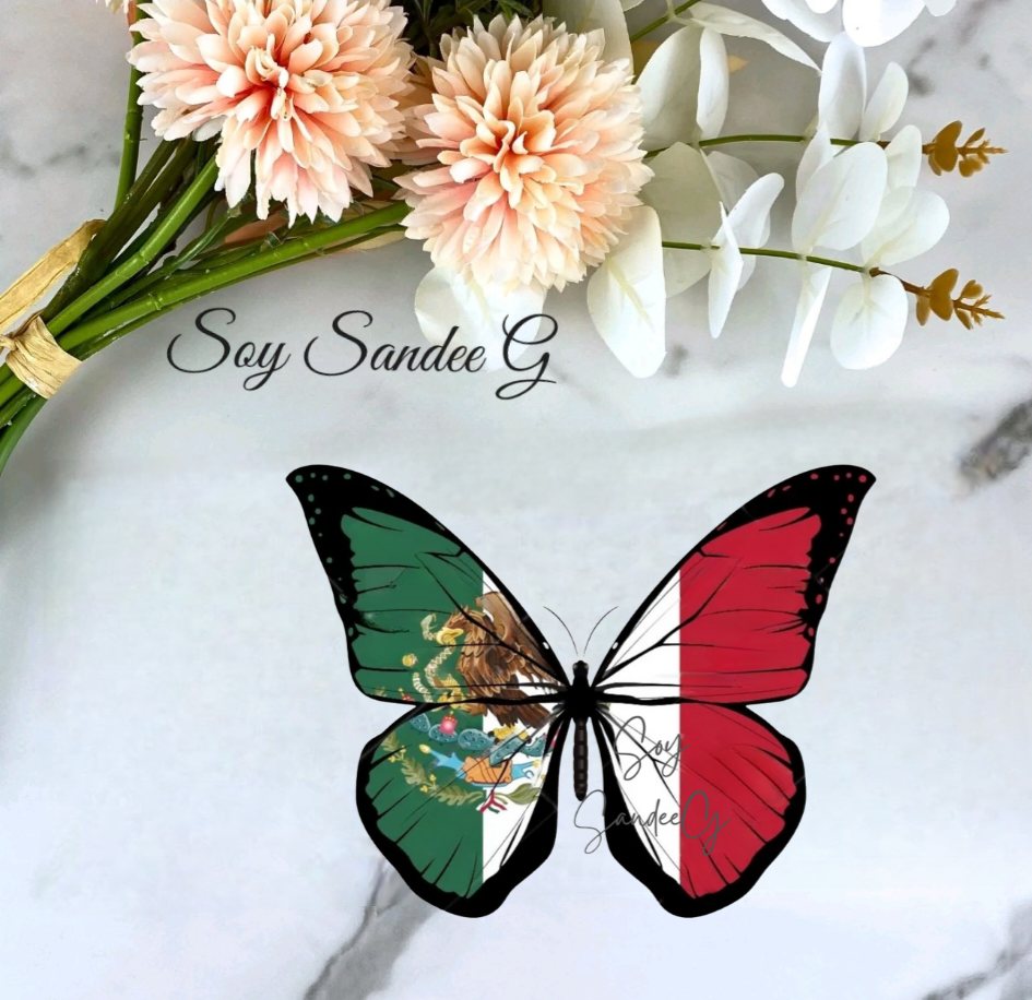 Mexican Butterfly #2 - UVDTF Decal for cups/hard surfaces sticker
