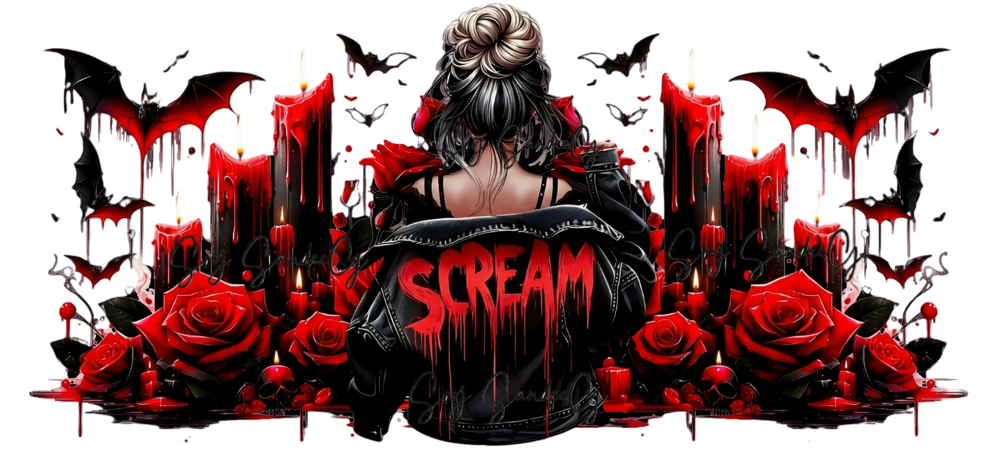 Scream - UVDTF Wrap for cups/hard surfaces sticker